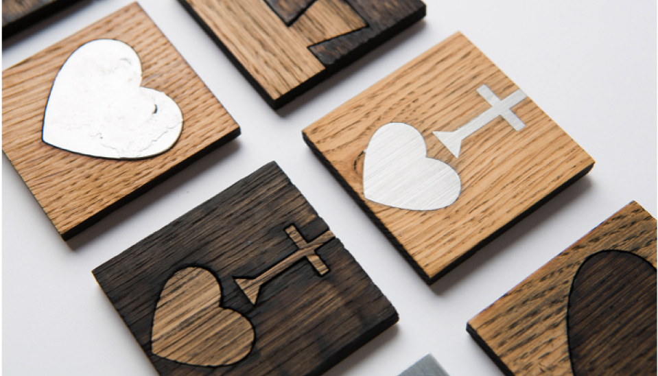 Magnetky vyrobené opaľovaním a liatim kovu.