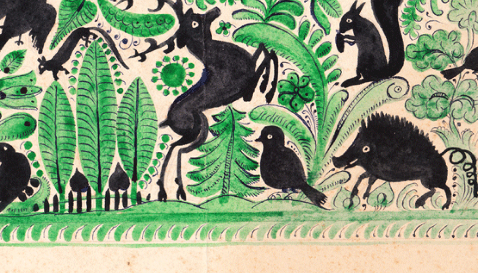 Pôvodné habánske a ľudové vzory, Vzorkovník majstra Heřmana Landsfelda Zdroj obr.: archív SNM – Múzeum Ľ. Štúra v Modre