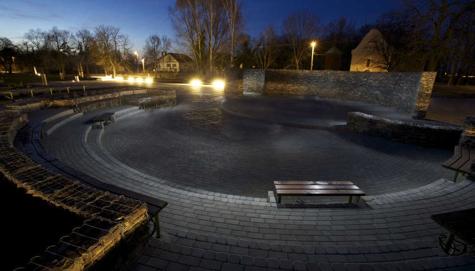 Pohľad  na amfiteáter