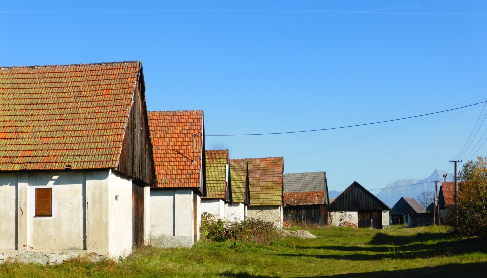 Fragment urbanistickej  zostavy  hospodárskych objektov 