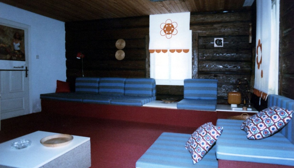 Foto interiéru,70-te roky. Zdroj: Adam Tóth - rodinný archív 